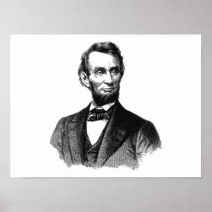 Abraham Lincoln 1865 "De grote emancipator" Poster