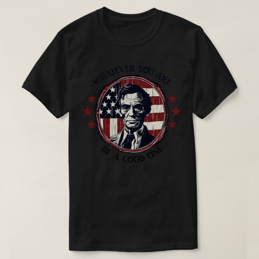 Abraham Lincoln 1 T-shirt (Design voorkant)