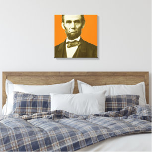 Abraham Lincoln 2 Canvas Afdruk