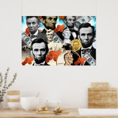 ABRAHAM LINCOLN (2) POSTER (Keuken)