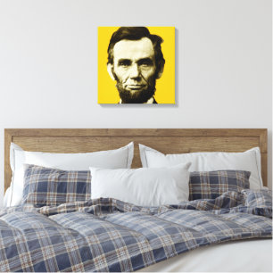 Abraham Lincoln 3 Canvas Afdruk