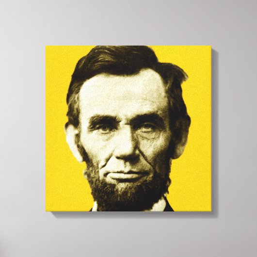Abraham Lincoln 3 Canvas Afdruk (Voorkant)