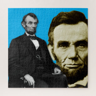 Abraham Lincoln 3 en 4 Legpuzzel