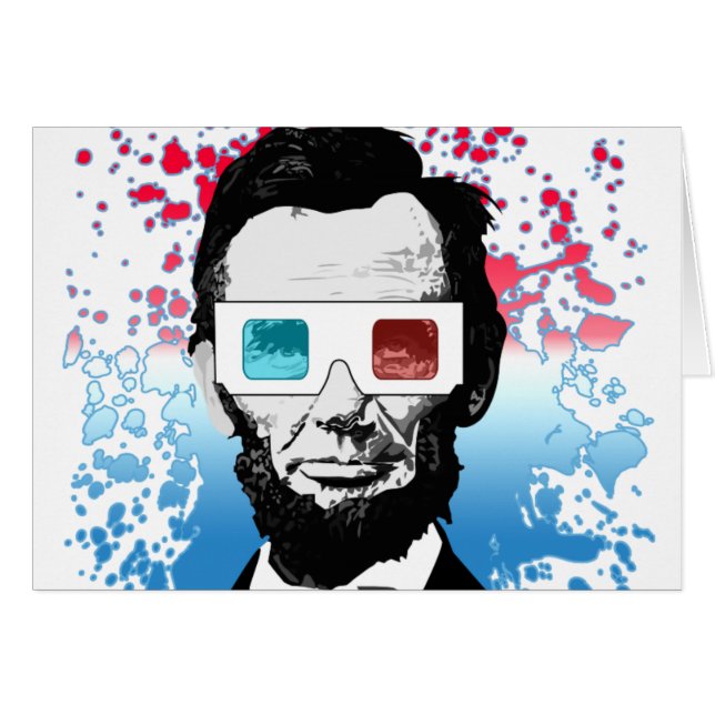 Abraham Lincoln - 3D (Voorkant Horizontaal)