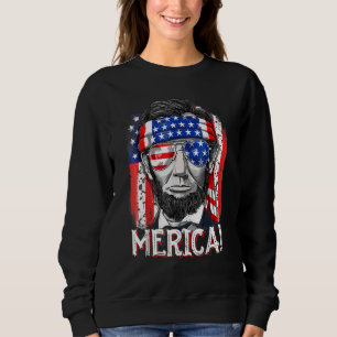 Abraham Lincoln 4 juli Merica Mannen Ameri Trui
