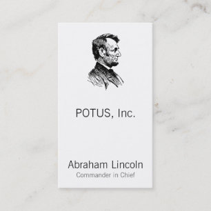 Abraham Lincoln Afsprakenkaartje
