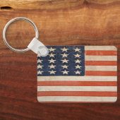 Abraham Lincoln American Patriot Sleutelhanger (Achterkant)