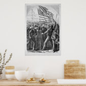 Abraham Lincoln  Artwork Poster (Keuken)