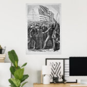 Abraham Lincoln  Artwork Poster (Thuiskantoor)