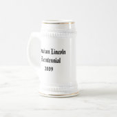 Abraham Lincoln Bicentennial Herdenking Bierpul (Voorkant links)