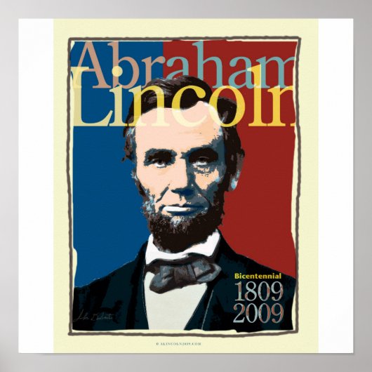 Abraham Lincoln Bicentennial Poster (Voorkant)