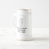 Abraham Lincoln Bicentennial Stein Bierpul (Voorkant links)