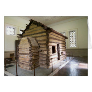 Abraham Lincoln Birthplace Cabin Blank Card