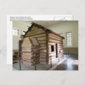 Abraham Lincoln BIrthplace Cabin Replica Briefkaart (Voorkant / Achterkant)