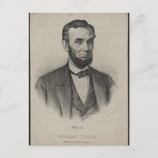 Abraham Lincoln Briefkaart (Voorkant)