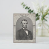 Abraham Lincoln Briefkaart (Staand voorkant)