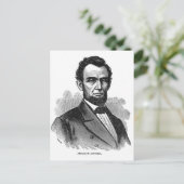 Abraham Lincoln Briefkaart (Staand voorkant)