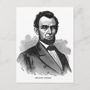 Abraham Lincoln Briefkaart