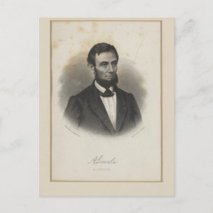 Abraham Lincoln Briefkaart