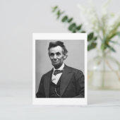 Abraham Lincoln Briefkaart (Staand voorkant)