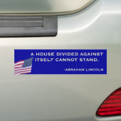 Abraham Lincoln Bumpersticker (Op auto)