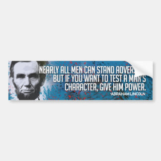 Abraham Lincoln Bumpersticker