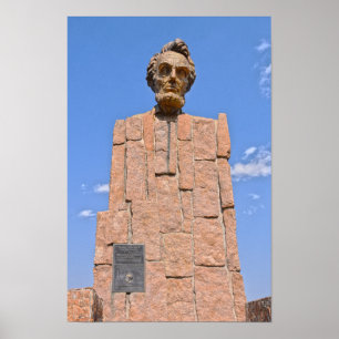 Abraham Lincoln Buste, Wyoming Poster