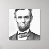Abraham Lincoln Canvas Afdruk (Voorkant)