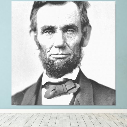 Abraham Lincoln Canvas Afdruk (Insitu (Houten vloer))