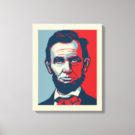Abraham Lincoln Canvas Afdruk