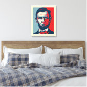 Abraham Lincoln Canvas Afdruk (Insitu (Slaapkamer))