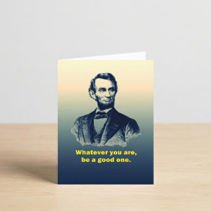 Abraham Lincoln citaat Kaart