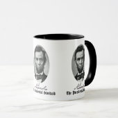 Abraham Lincoln, de presidentiële standaard. Mok (Voorkant rechts)