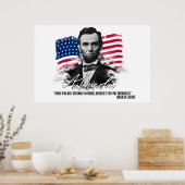 Abraham Lincoln die het Poster van de vrijheid ont (Keuken)