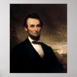 Abraham Lincoln door George H Story Poster