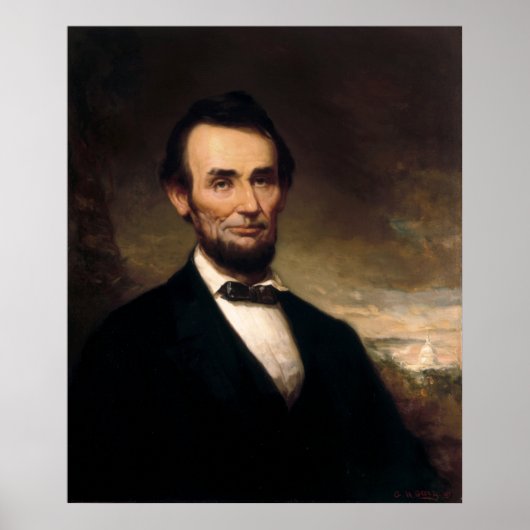 Abraham Lincoln door George H Story Poster (Voorkant)