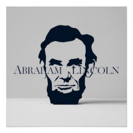 Abraham Lincoln Elegance Serif Typografie Perfect Poster