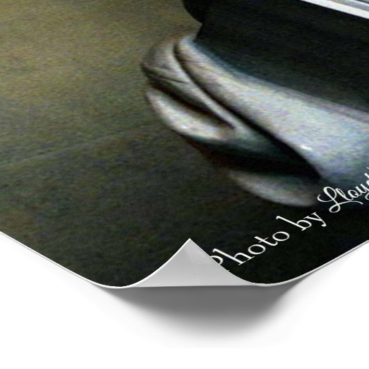 Abraham Lincoln en een man Poster (Hoek)