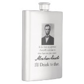 Abraham Lincoln Flask of Vice Heupfles (Rechts)