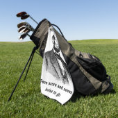Abraham Lincoln Fore Score Golfhanddoek (Groen)
