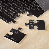 Abraham Lincoln & Gettysburg Adres Puzzle Legpuzzel (Zijkant)