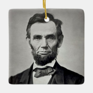 Abraham Lincoln Gettysburg Portret Keramisch Ornament