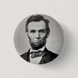 Abraham Lincoln Gettysburg Portret Ronde Button 5,7 Cm