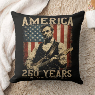 Abraham Lincoln Gitaar spelend 4 juli Kussen