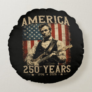 Abraham Lincoln Gitaar spelend 4 juli Rond Kussen