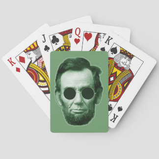 Abraham Lincoln - Groen Pokerkaarten