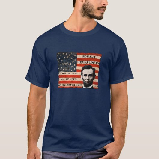 Abraham Lincoln herkozen Mannen T-Shirt (Voorkant)