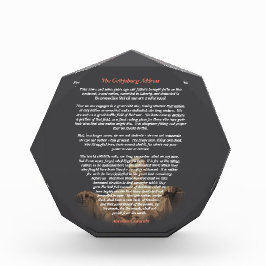 Abraham Lincoln - Het adres van Gettysburg Fotoblokken
