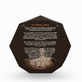 Abraham Lincoln - Het adres van Gettysburg Fotoblokken