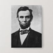 Abraham Lincoln, het zestiende President van Ameri Button (Voorkant)